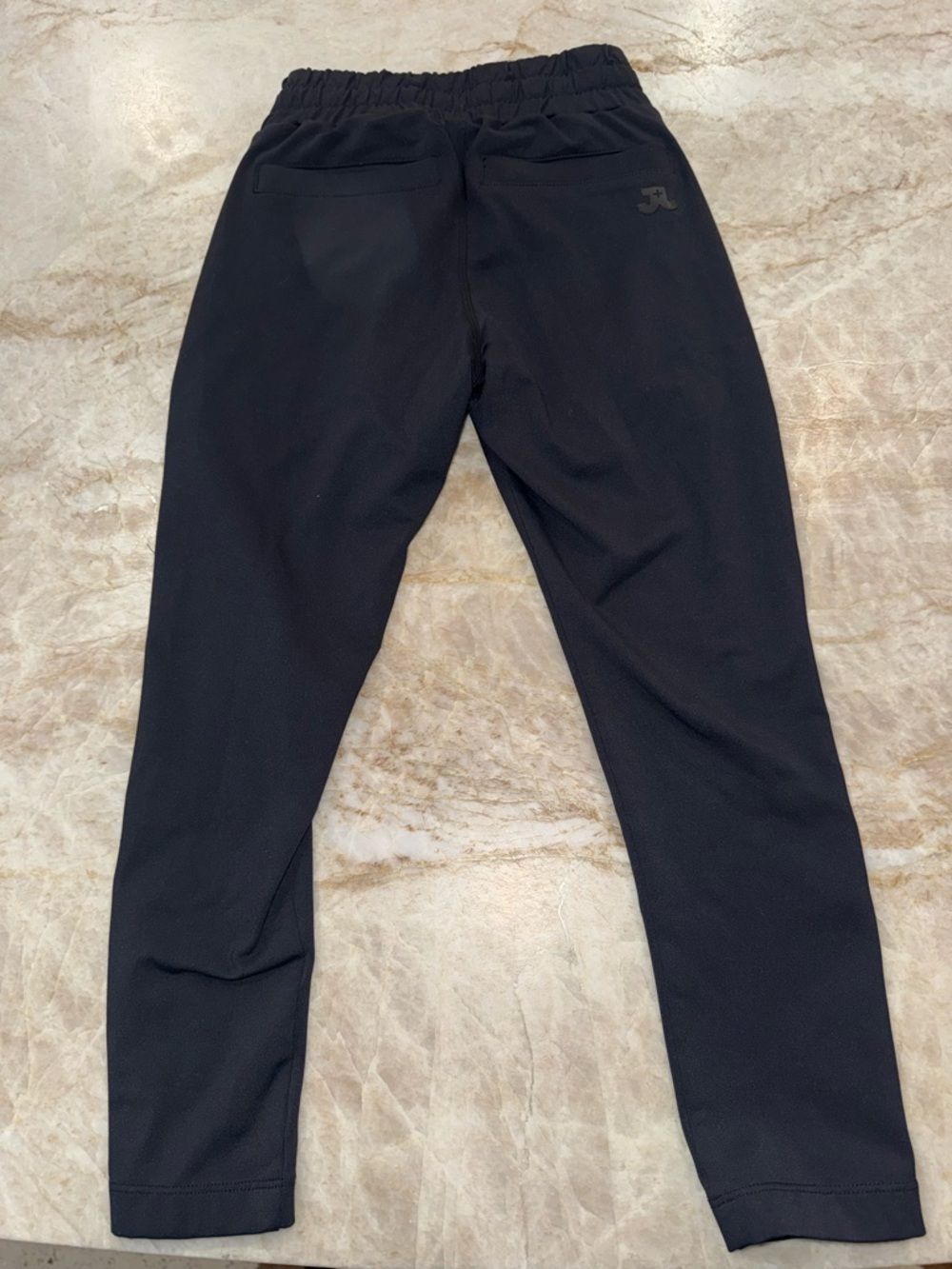 Kids Black Jo + Jax zippered pants